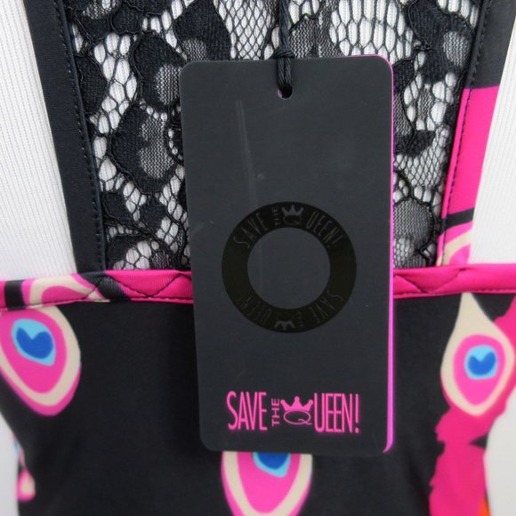 Save The Queen Peacock Tank Top XS - Picture 6 of 7